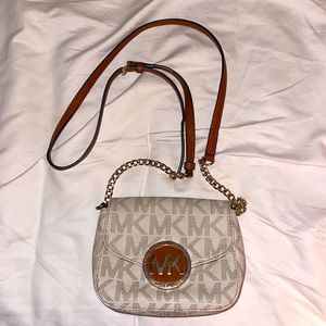 Michael Kors Crossbody Purse Vanilla